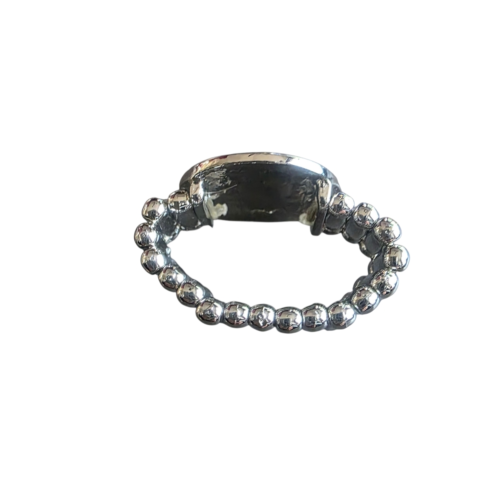 Silver Stretch Ring - Picture 3 of 4